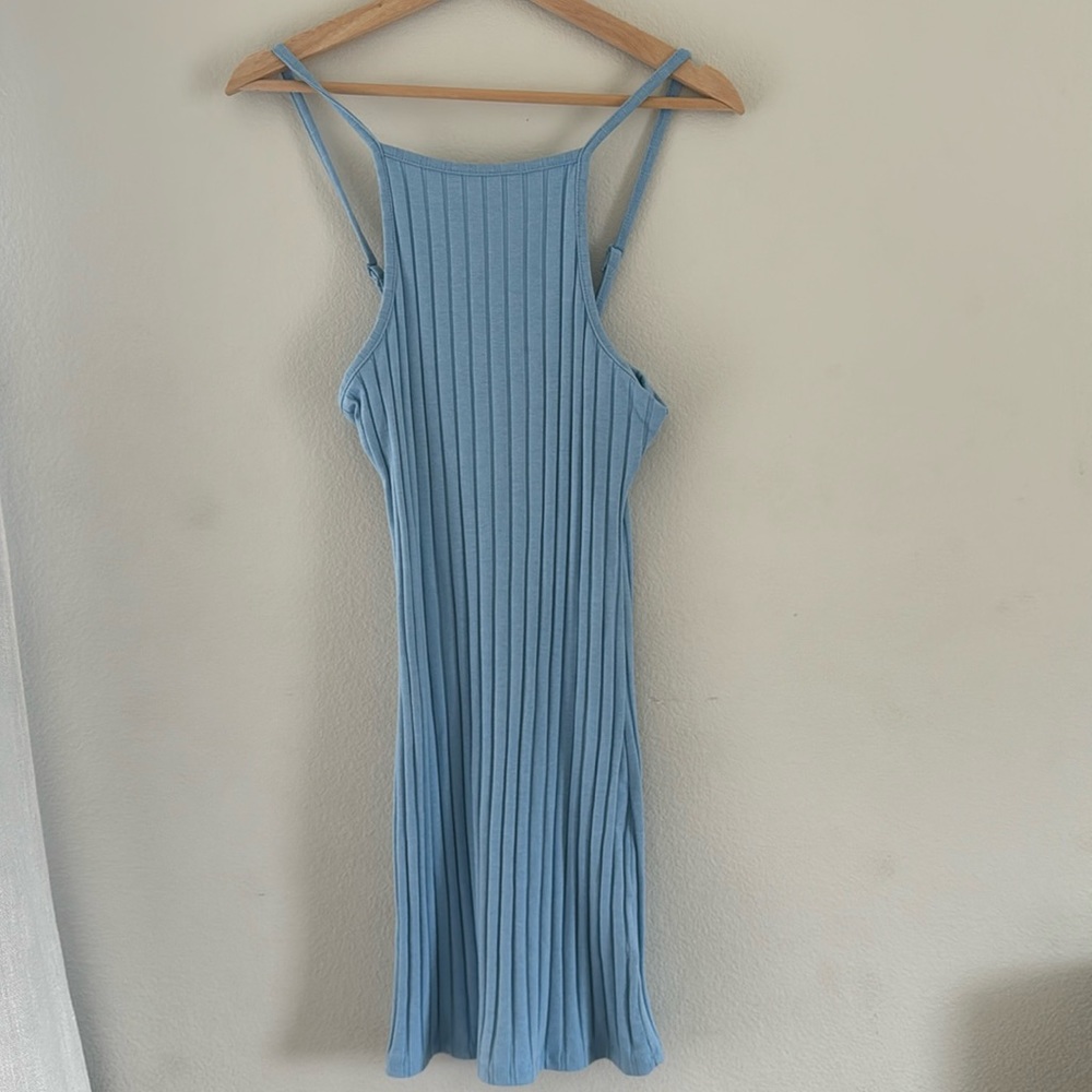 Cotton On Baby Blue Ribbed Dress